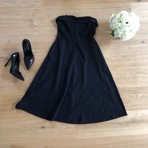 Black Strapless Banana Republic Dress